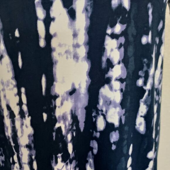 🔴3/$20 Ellen Tracy Blue Tie Dye Casual Dress Size S - Picture 4 of 9